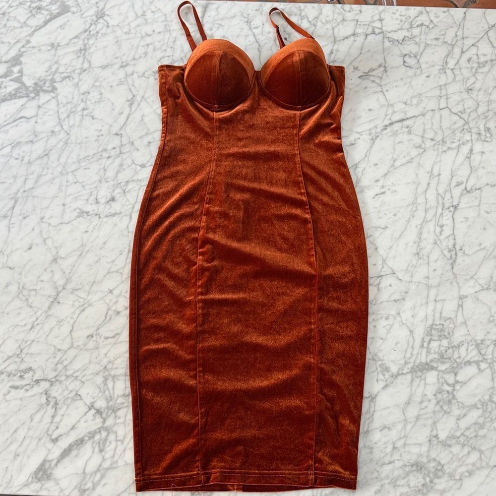 Entry Corset Velvet Sexy Mini Dress Size Large
